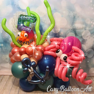 Indoor Ocean Balloon Display